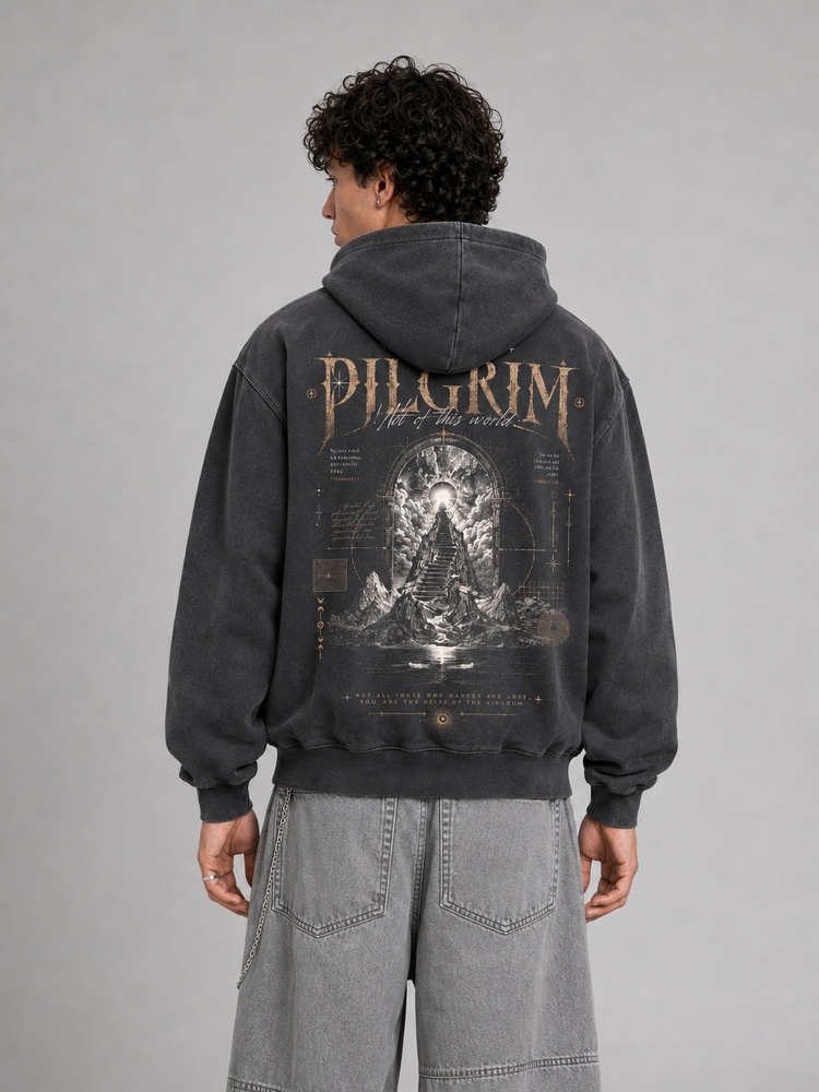 Pilgrim Path Vintage Washed Hoodie