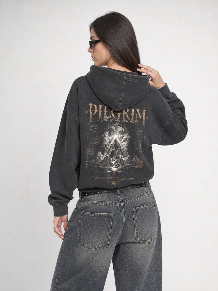 Pilgrim Path Vintage Washed Hoodie