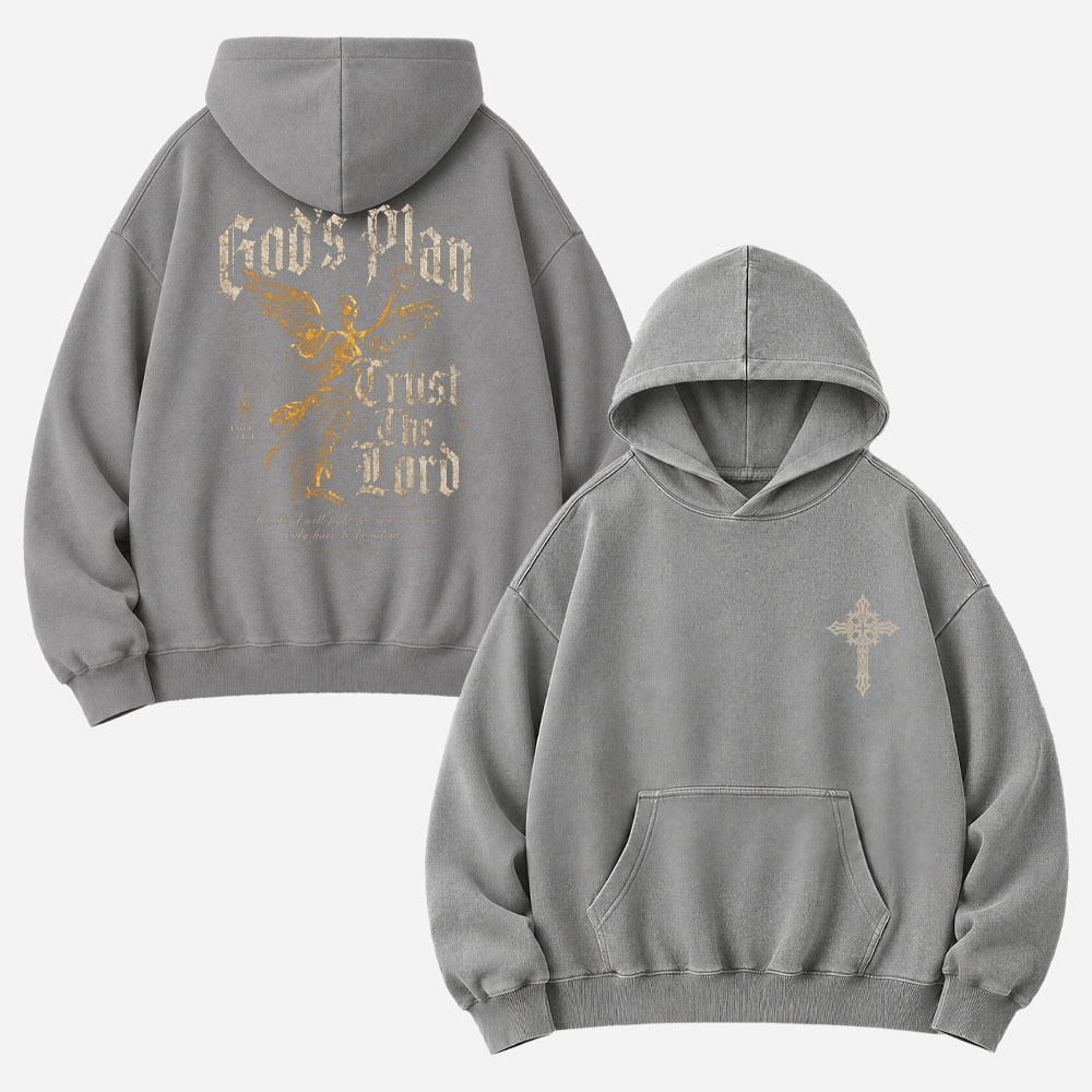 Golden Angel Vintage Washed Hoodie