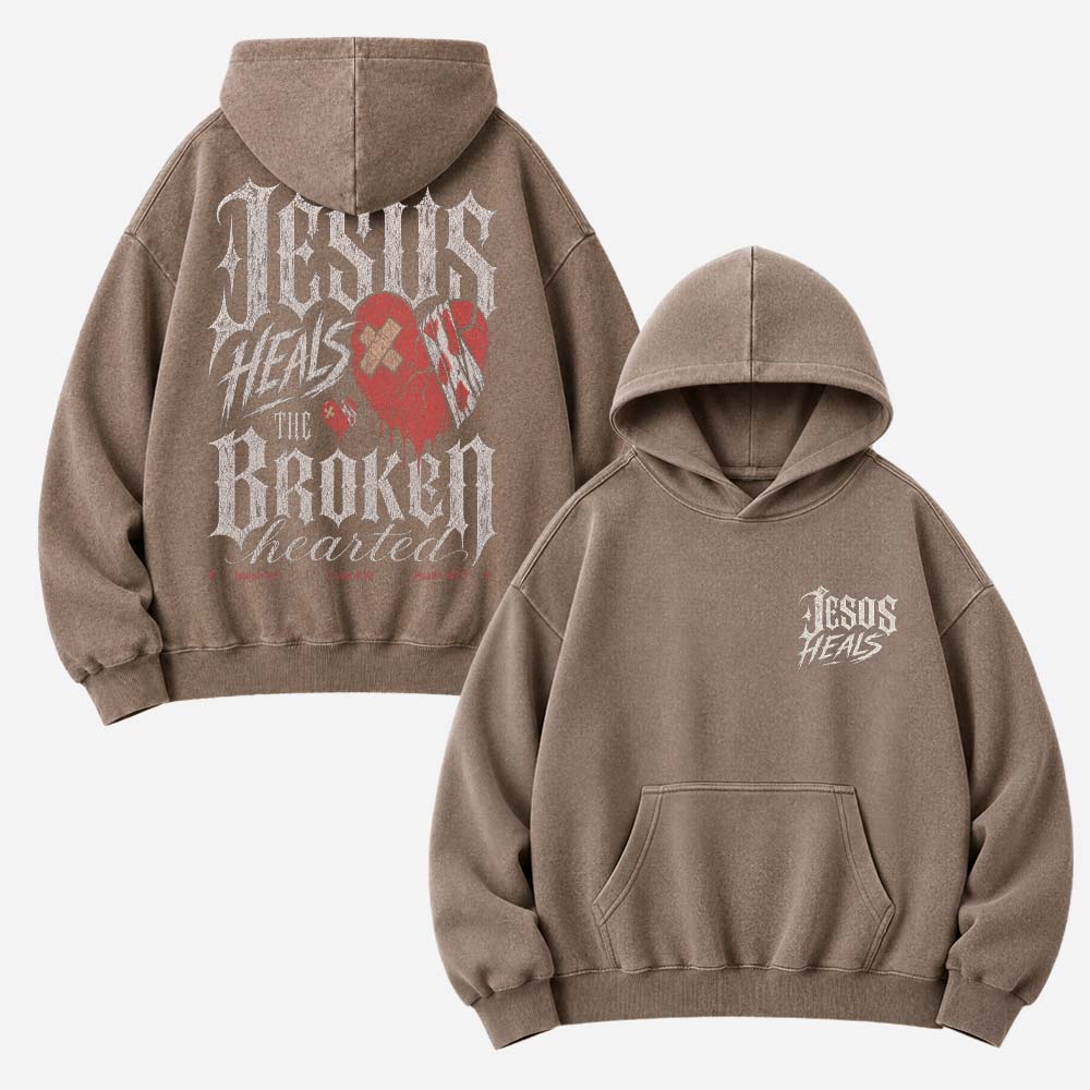 Restored Heart Vintage Washed Hoodie