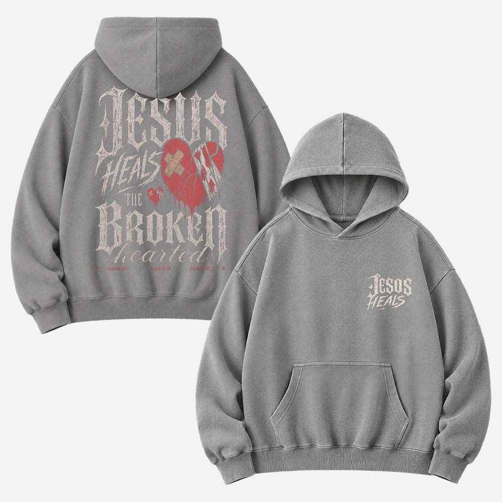 Restored Heart Vintage Washed Hoodie