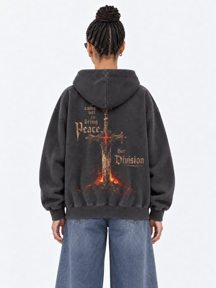 Division Sword Vintage Washed Hoodie