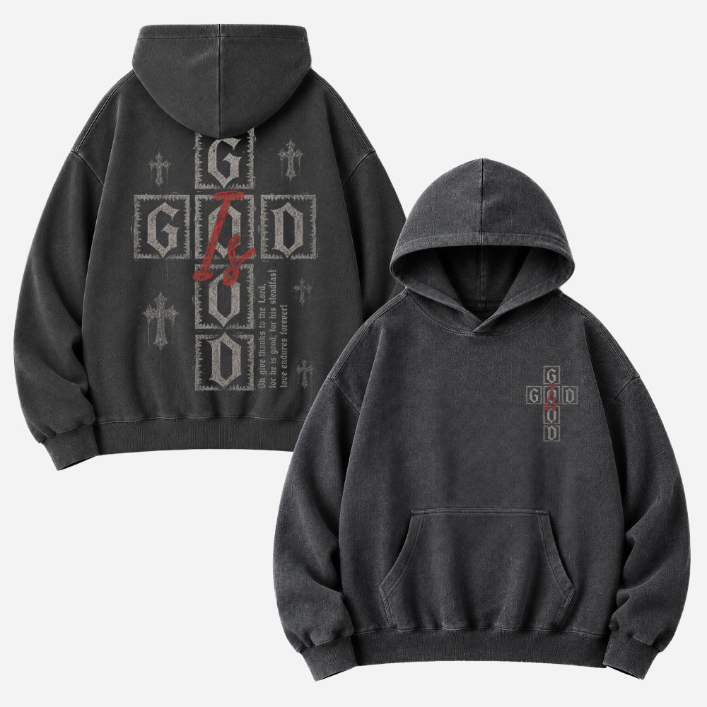 Goodness Block Vintage Washed Hoodie