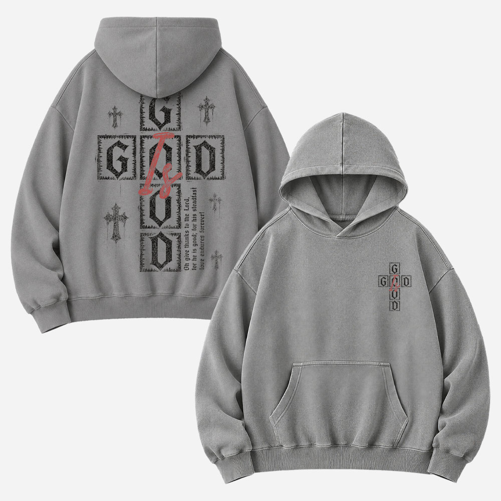 Goodness Block Vintage Washed Hoodie