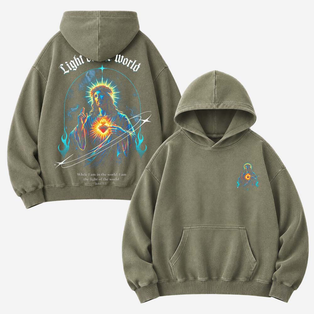 Radiant Heart Vintage Washed Hoodie