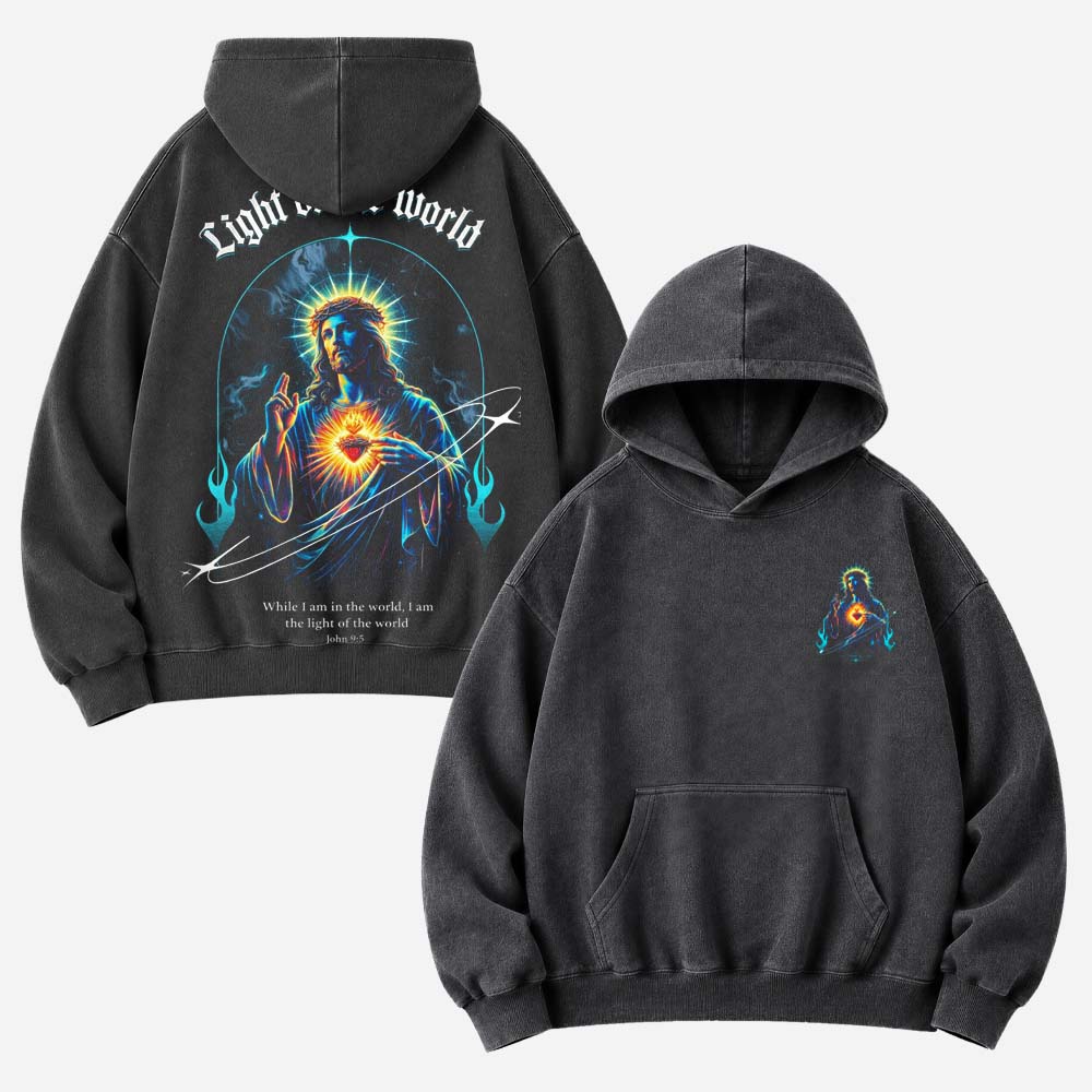 Radiant Heart Vintage Washed Hoodie
