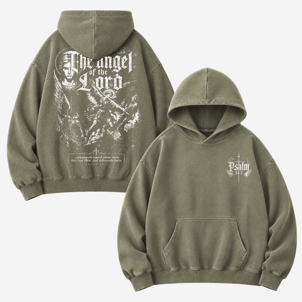 Angel Blade Vintage Washed Hoodie