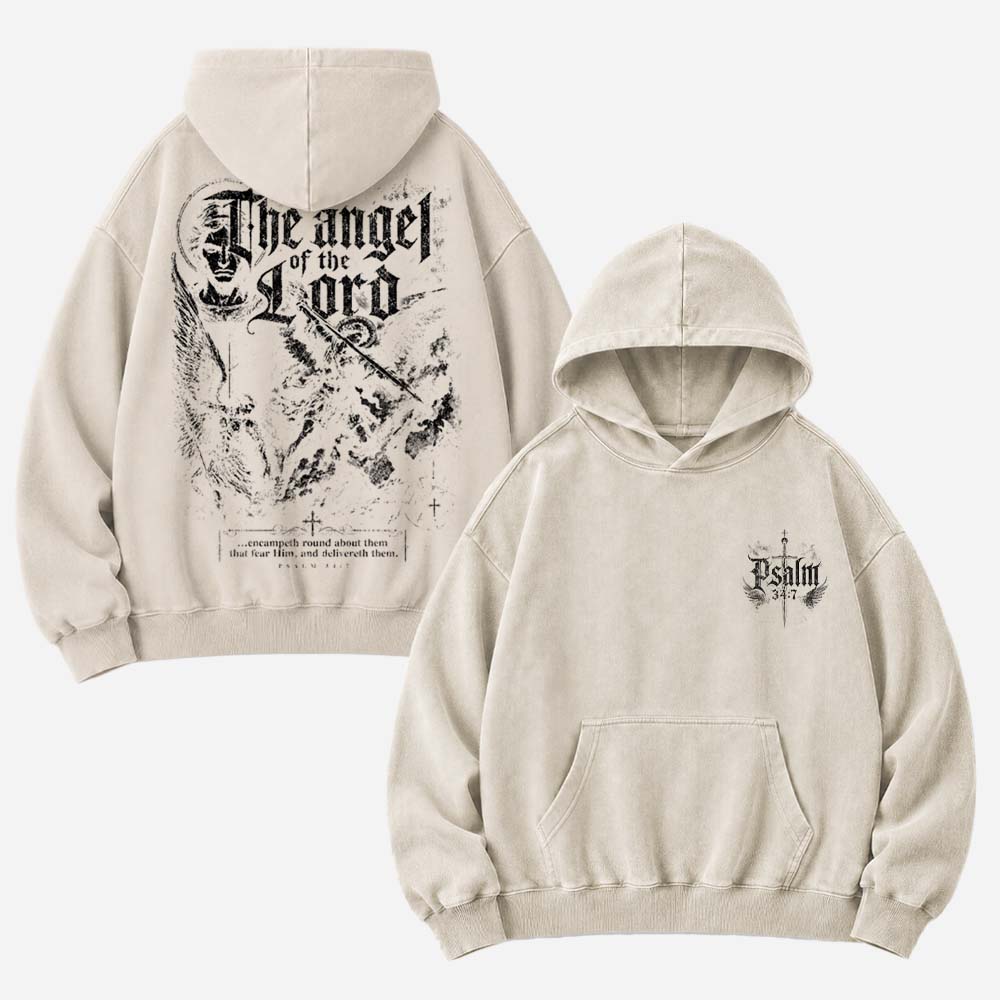 Angel Blade Vintage Washed Hoodie