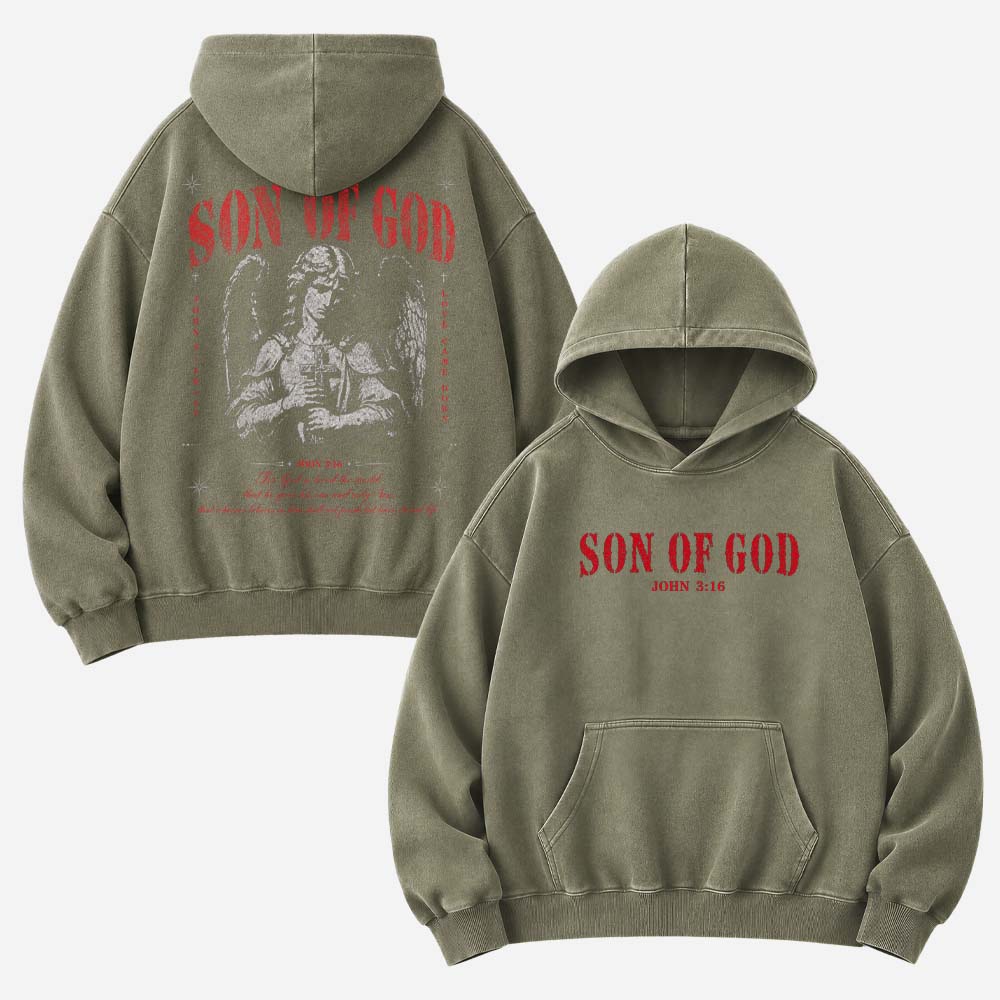 Heavenly Messenger Vintage Washed Hoodie