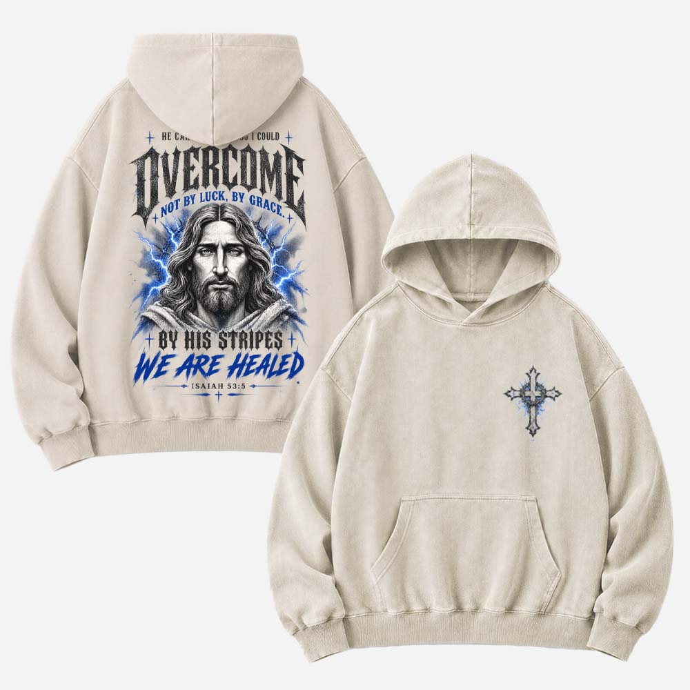 Overcome Grace Vintage Washed Hoodie