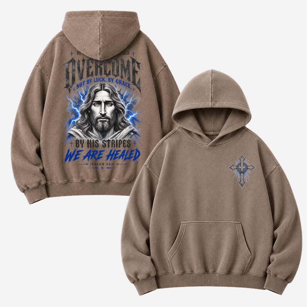 Overcome Grace Vintage Washed Hoodie