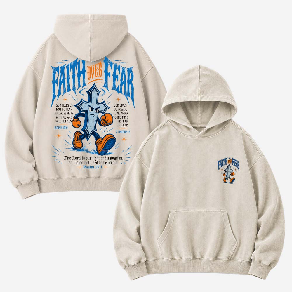 Fearless Step Vintage Washed Hoodie
