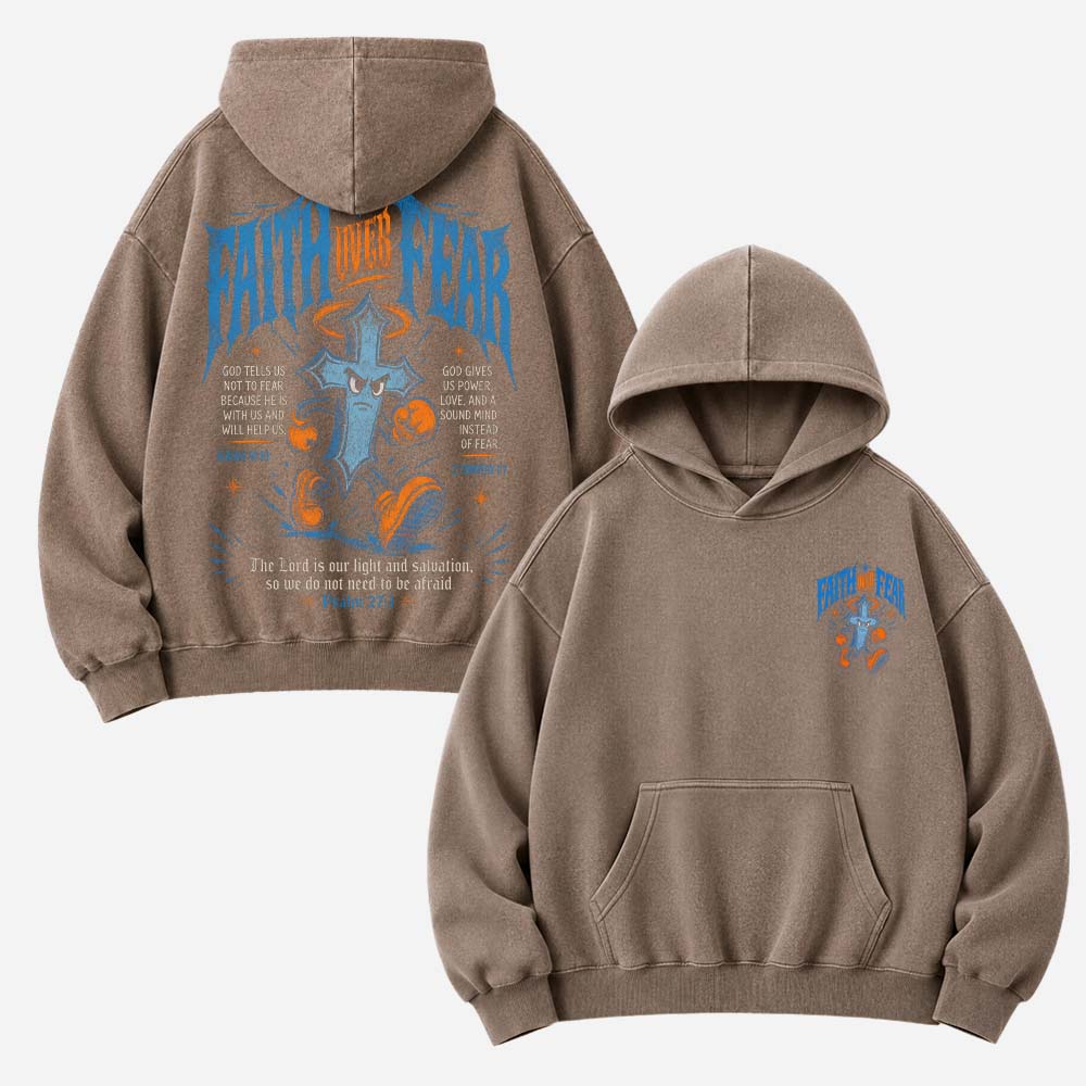 Fearless Step Vintage Washed Hoodie