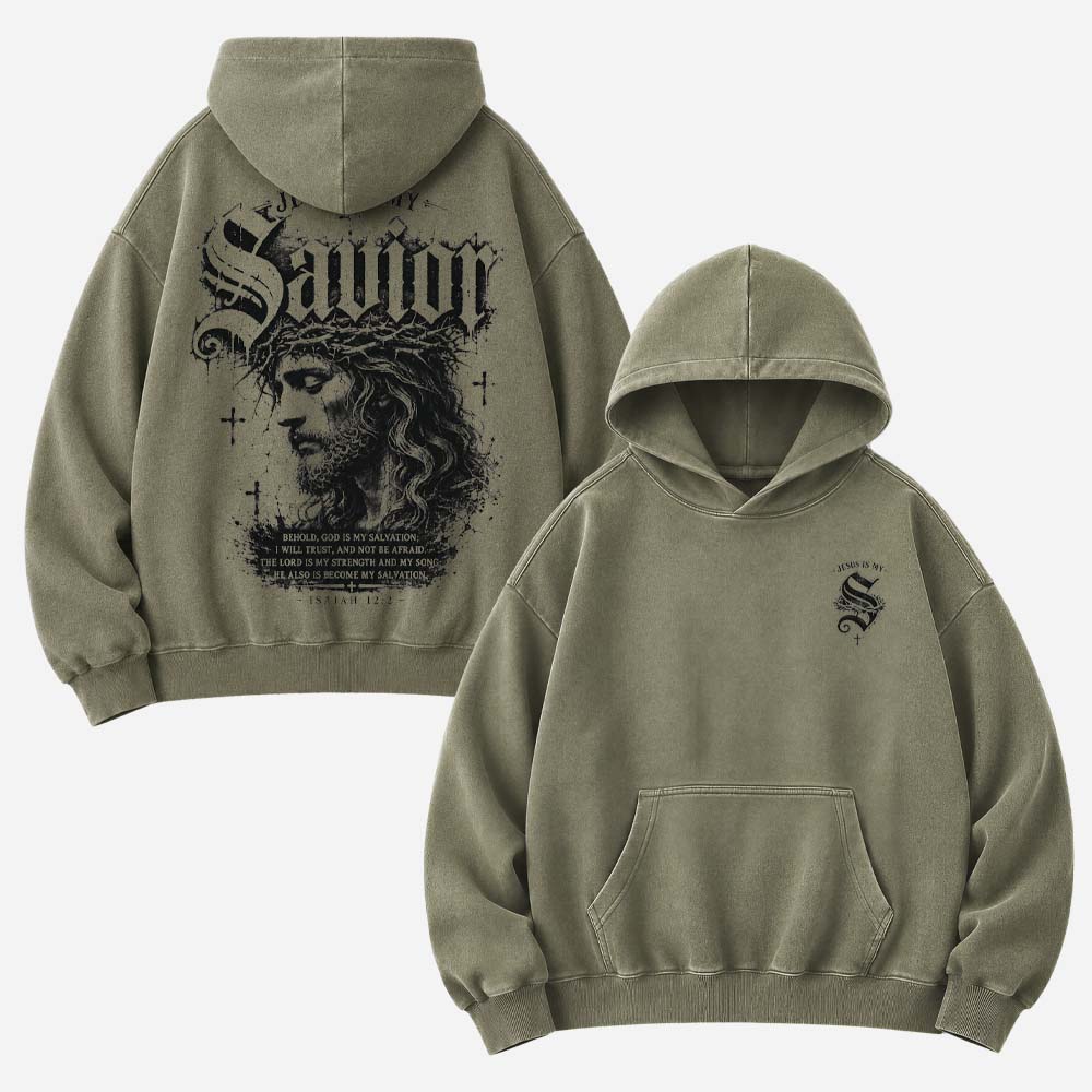 Crown Savior Vintage Washed Hoodie