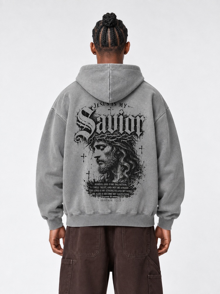 Crown Savior Vintage Washed Hoodie