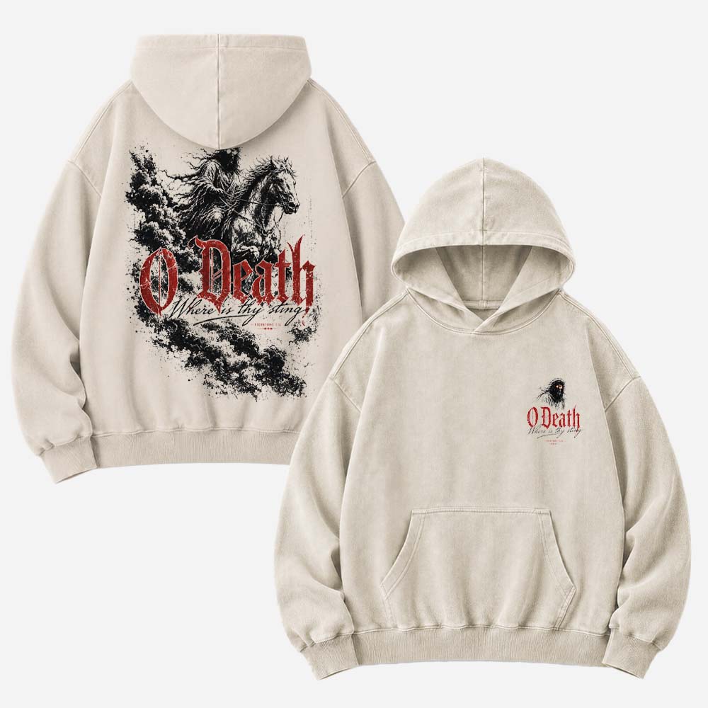 Dark Rider Vintage Washed Hoodie