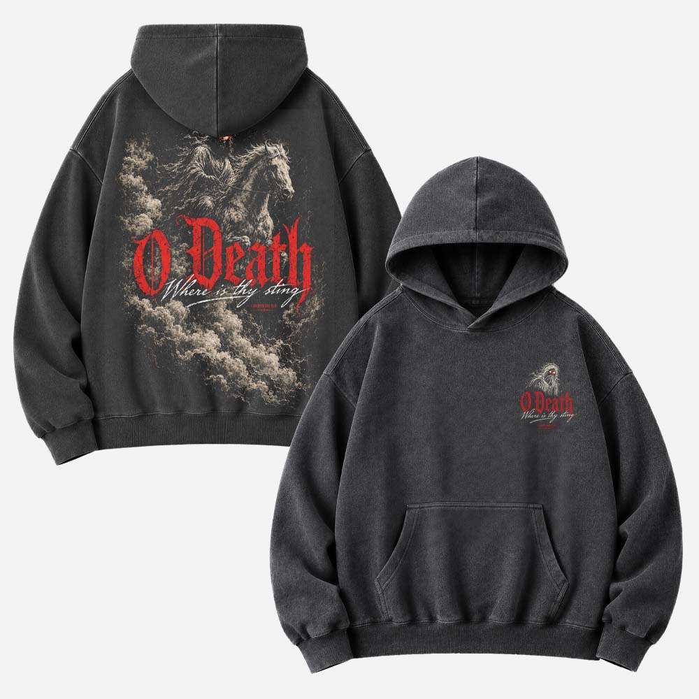 Dark Rider Vintage Washed Hoodie