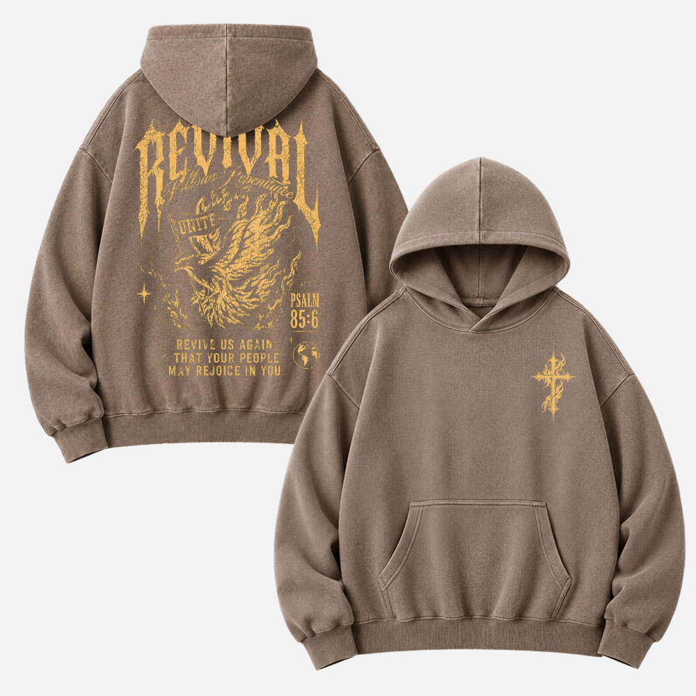 Rising Eagle Vintage Washed Hoodie