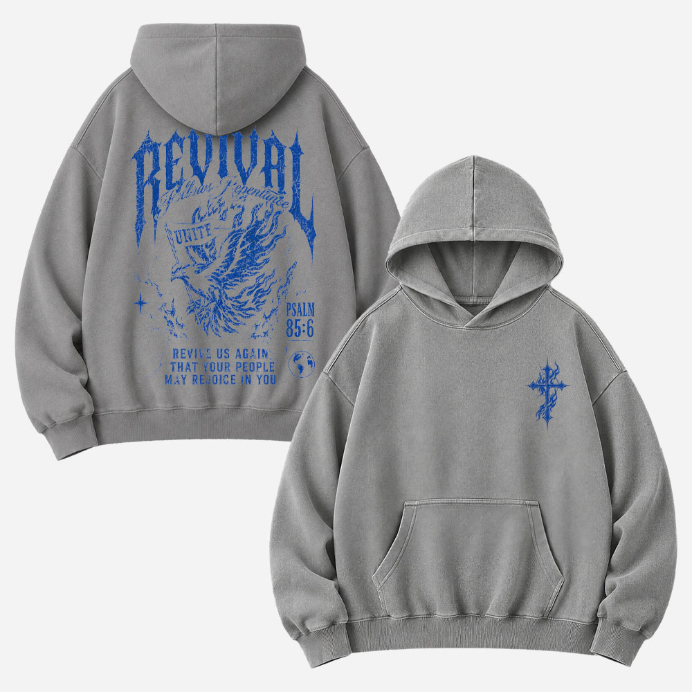 Rising Eagle Vintage Washed Hoodie