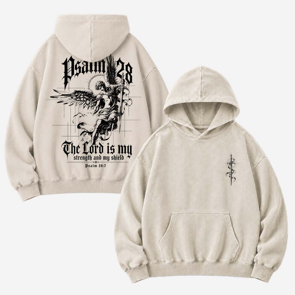Winged Blade Vintage Washed Hoodie