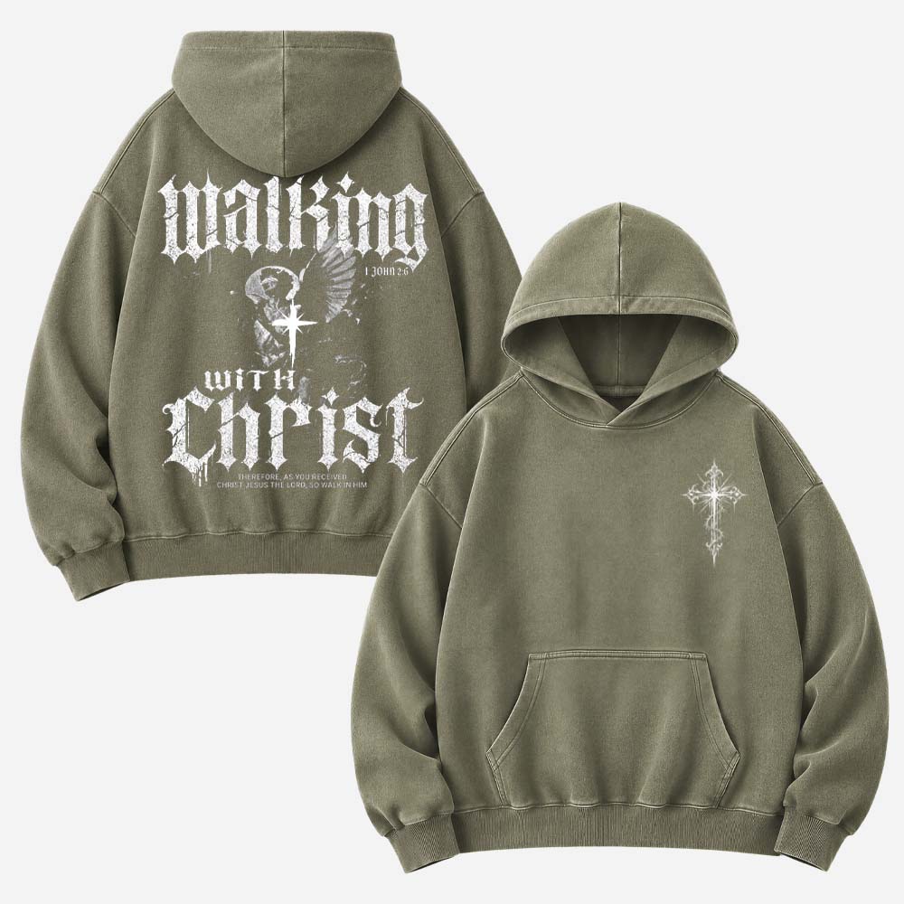 Winged Path Vintage Washed Hoodie