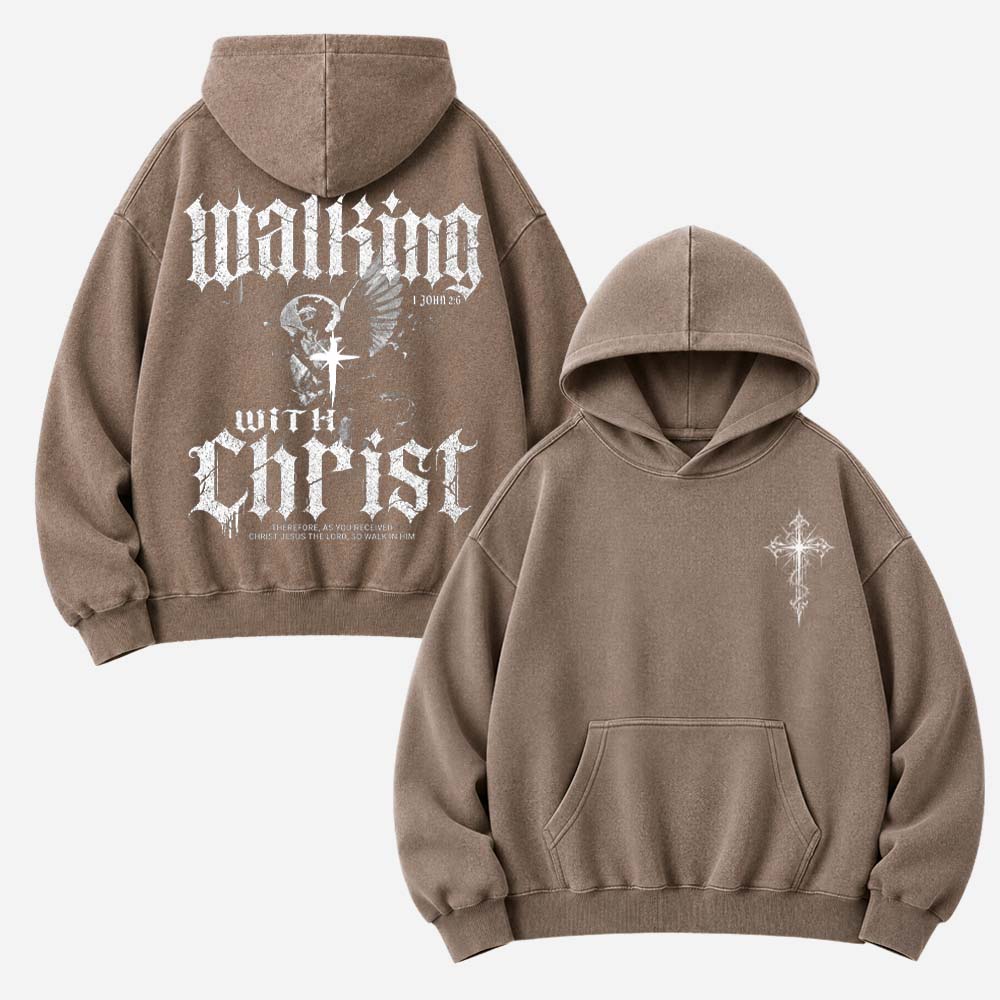 Winged Path Vintage Washed Hoodie