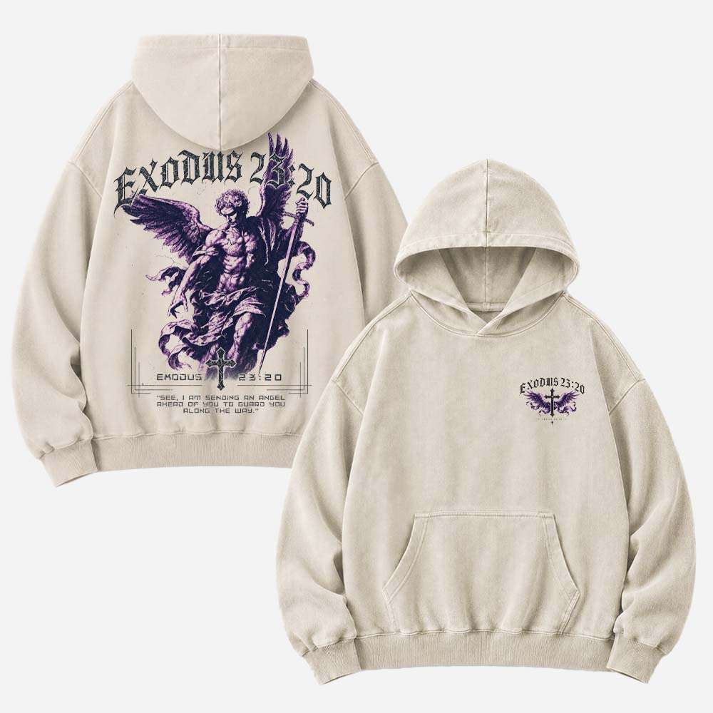 Violet Sentinel Vintage Washed Hoodie