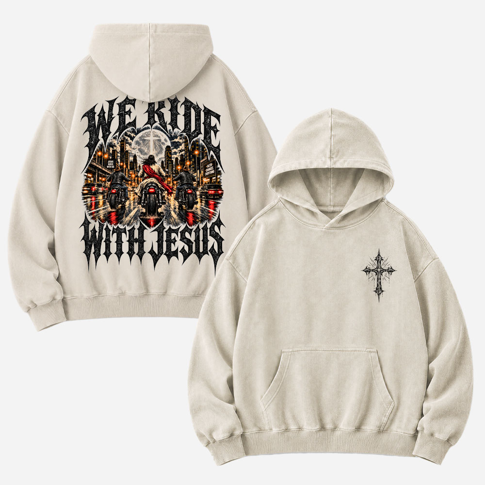 Night Riders Vintage Washed Hoodie