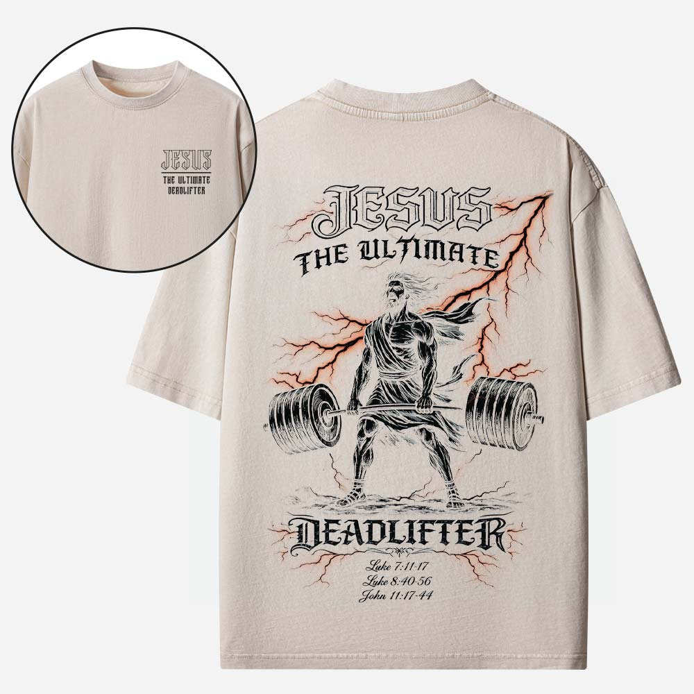 The Ultimate Deadlifter Vintage Washed T-Shirt
