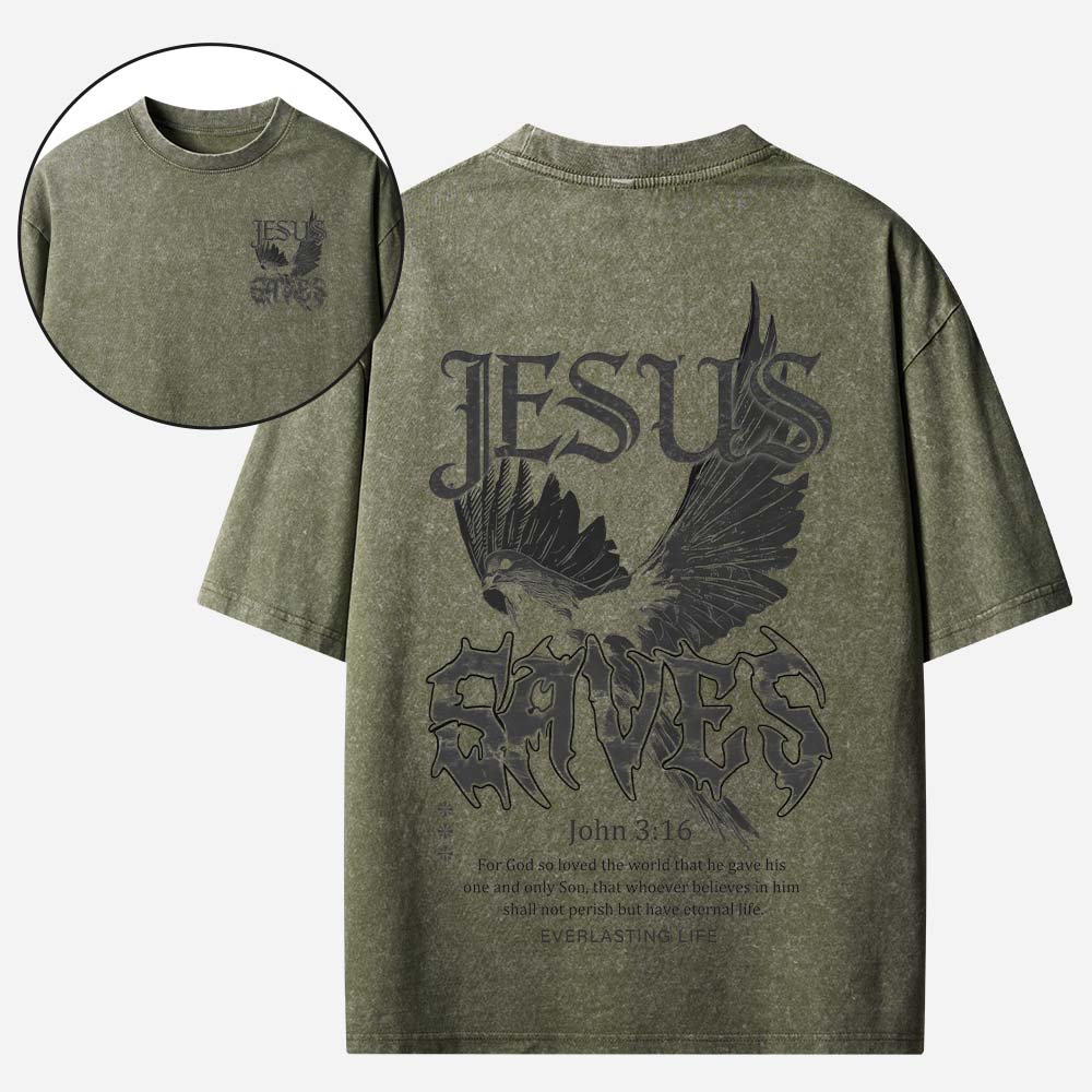 Dove Graphic Vintage Washed T-Shirt