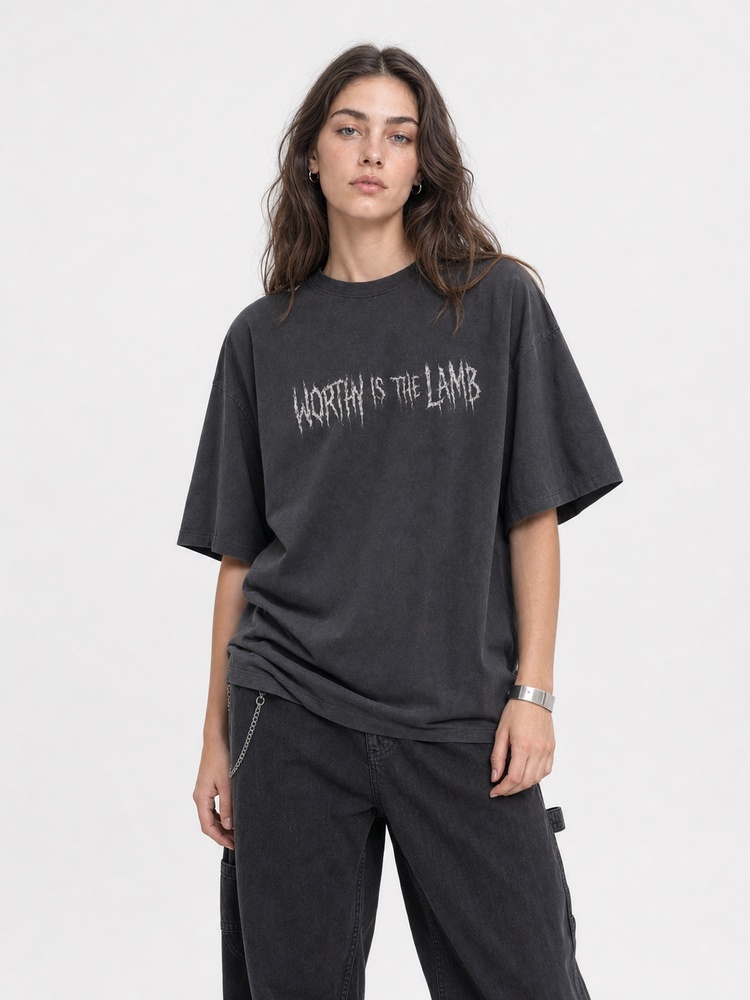 Lamb Worthy Vintage Washed T-Shirt