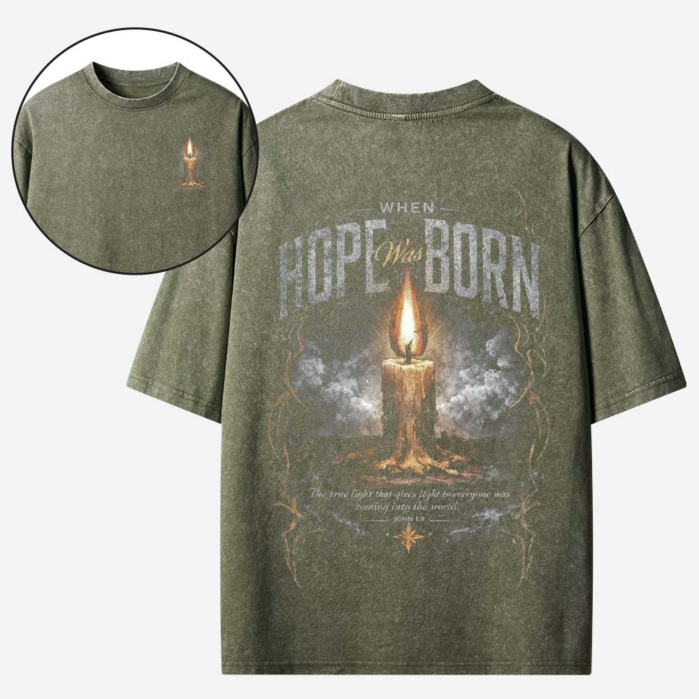 Hope Candle Vintage Washed T-Shirt