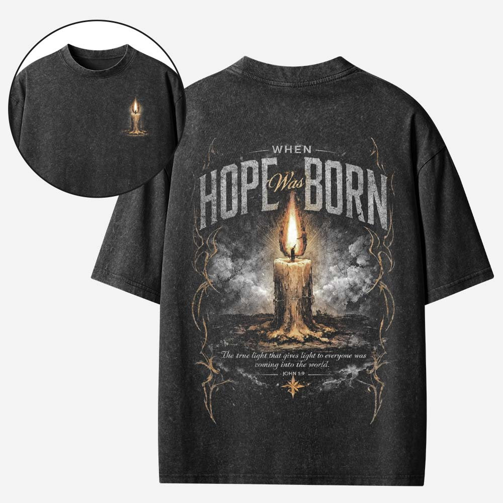 Hope Candle Vintage Washed T-Shirt