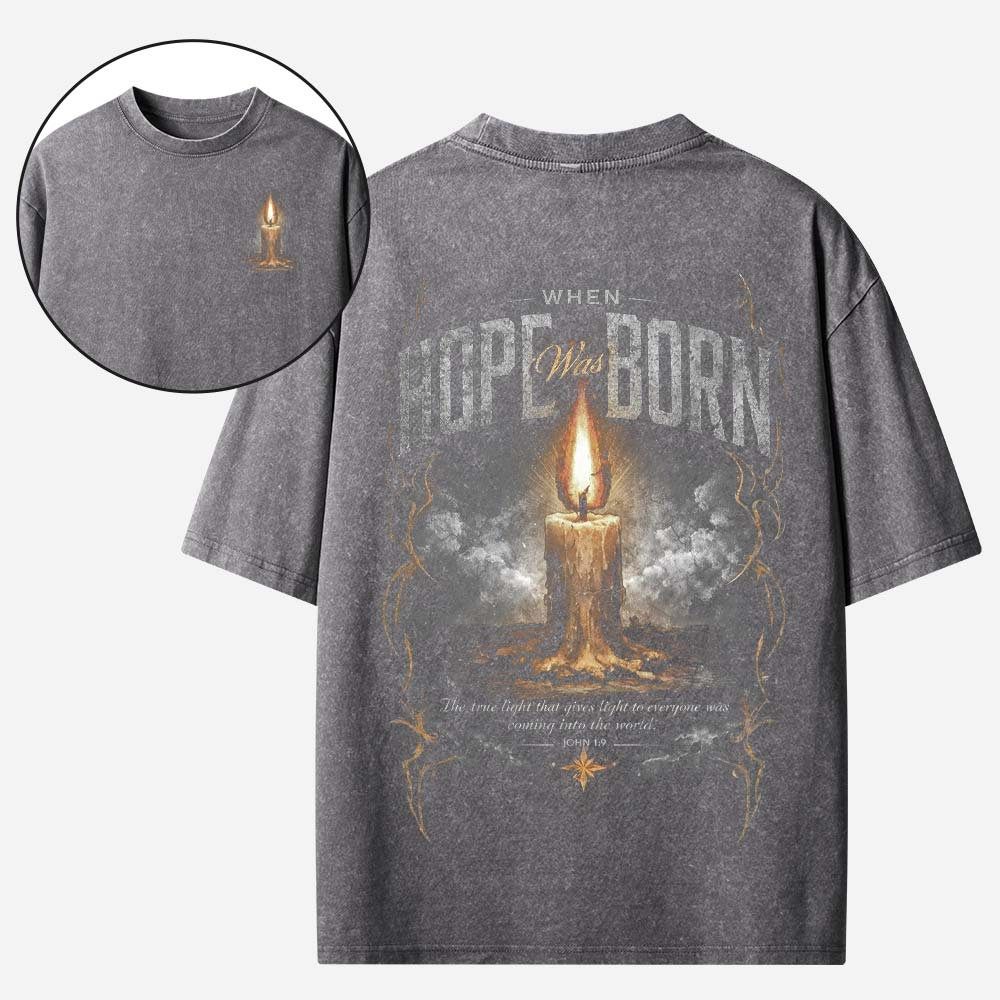 Hope Candle Vintage Washed T-Shirt