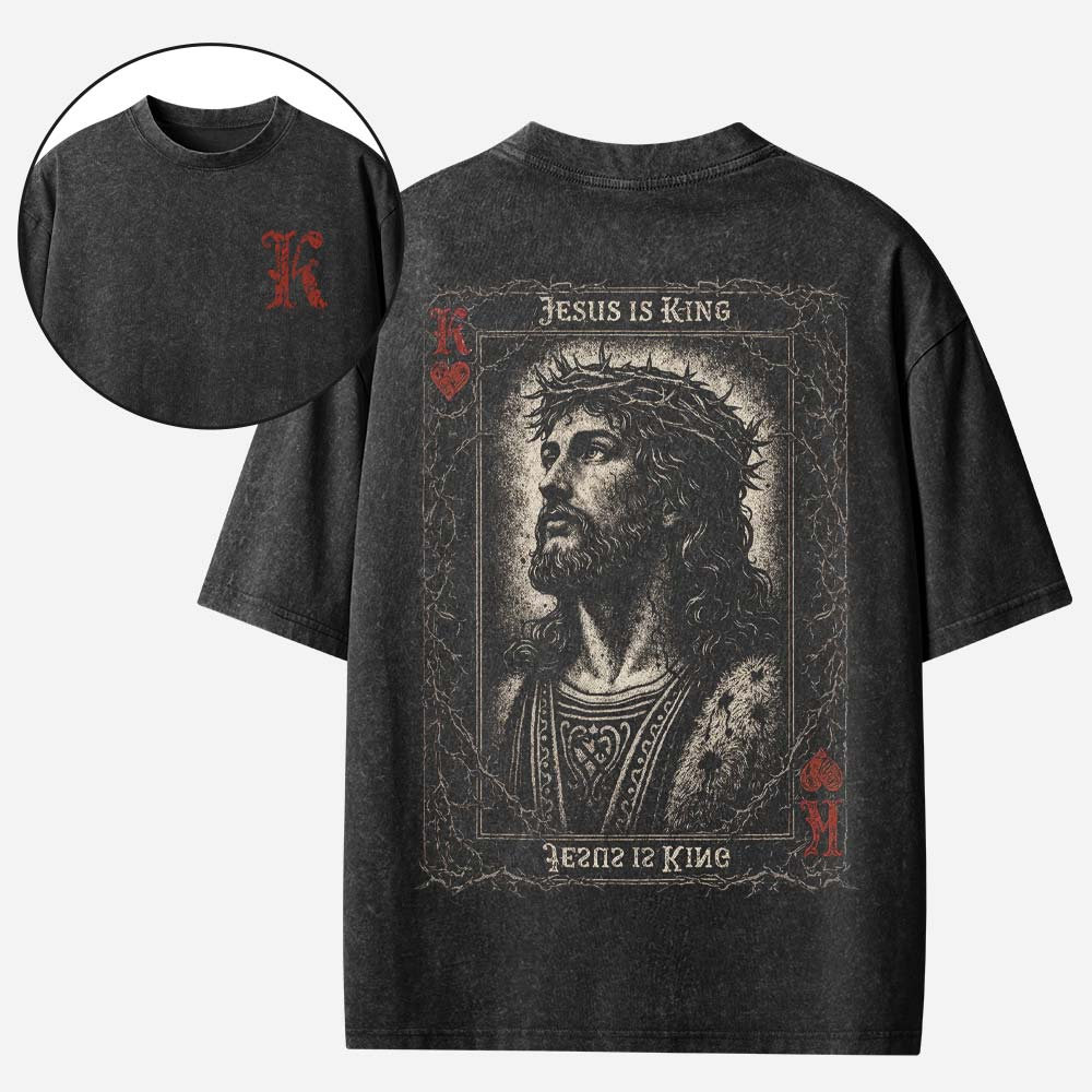 Crown Card Vintage Washed T-Shirt