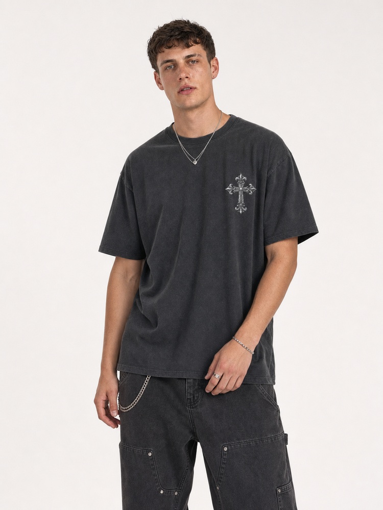 Kingdom Emblem Vintage Washed T-Shirt