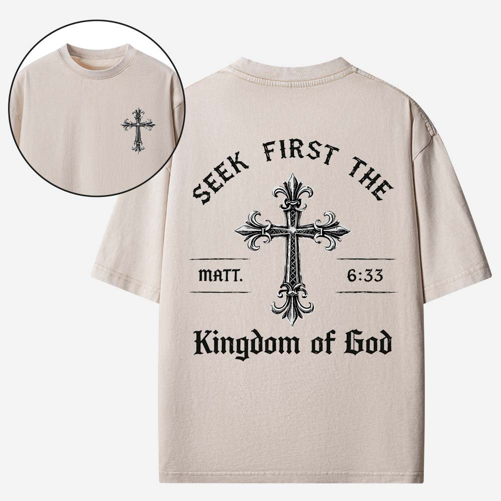 Kingdom Emblem Vintage Washed T-Shirt