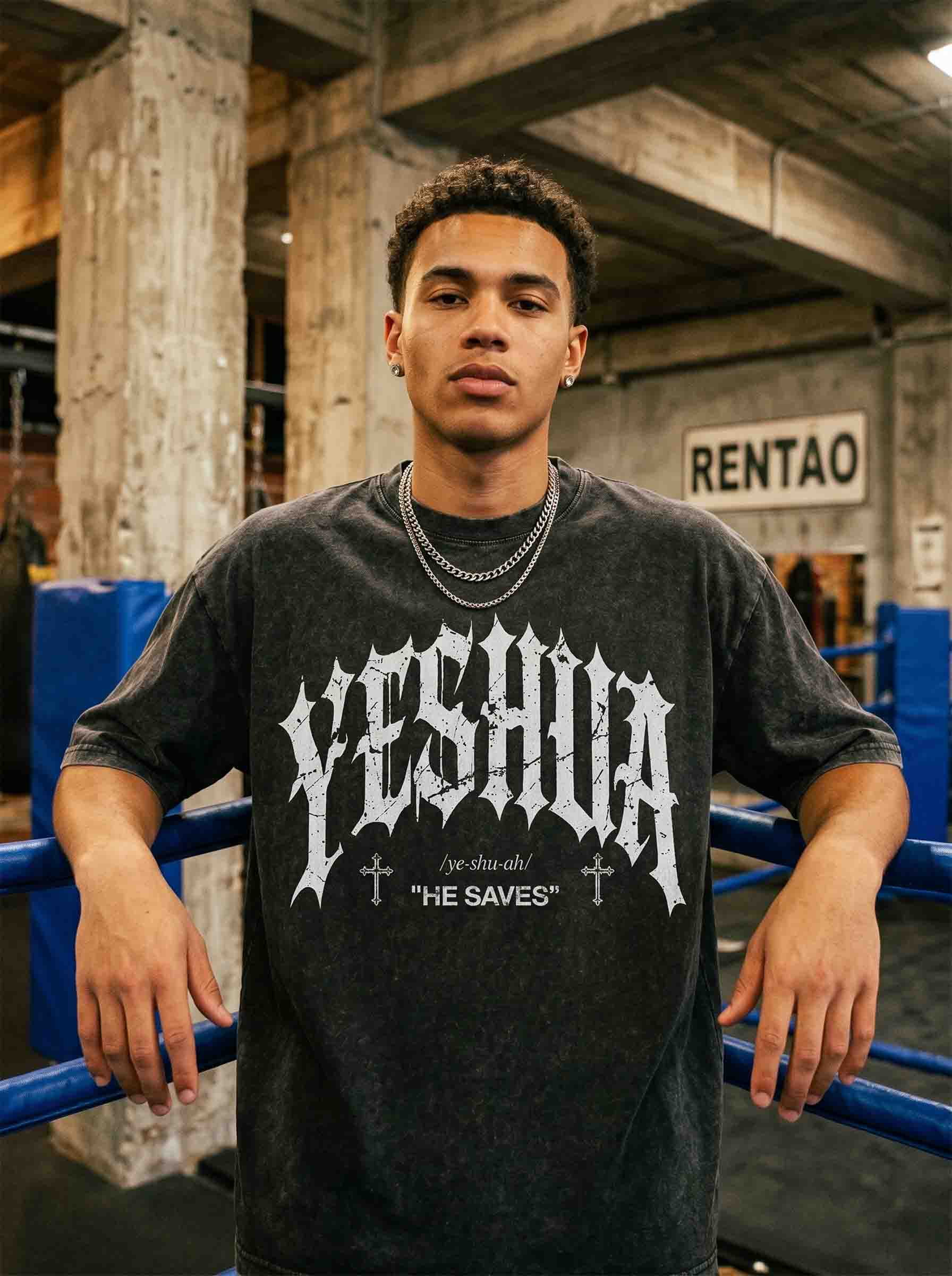 Rescue Message Vintage Washed T-Shirt