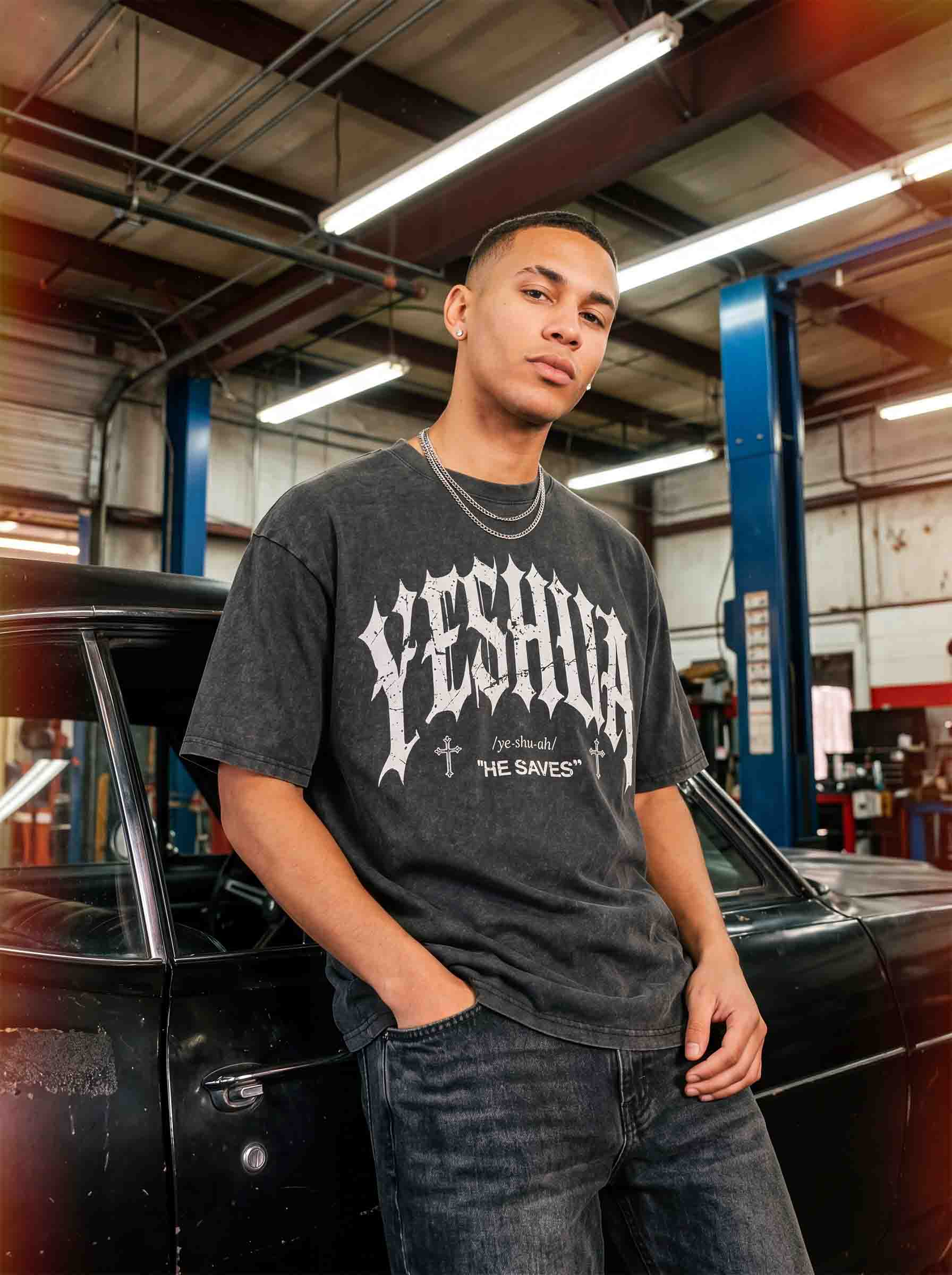 Rescue Message Vintage Washed T-Shirt