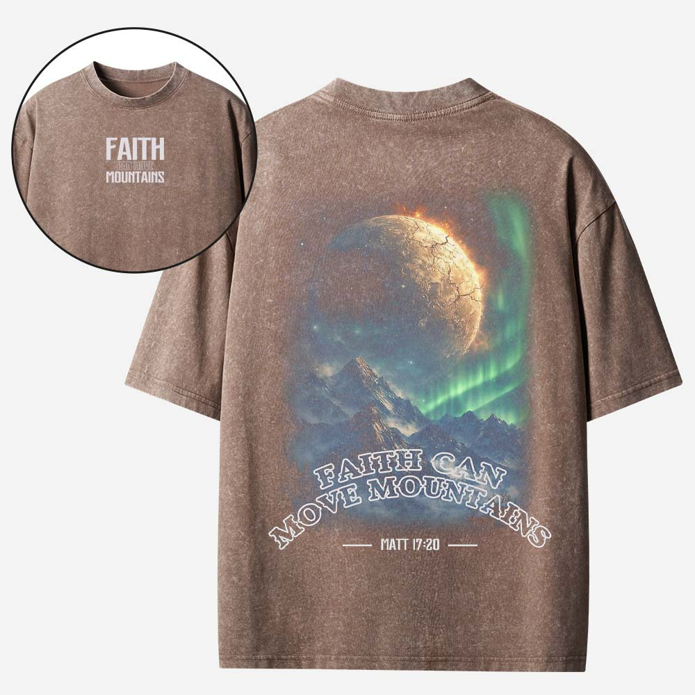 Move Mountains Vintage Washed T-Shirt