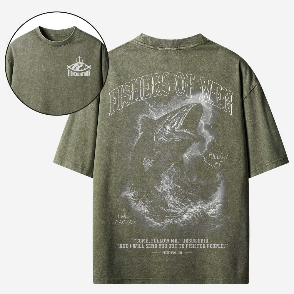 Storm Fish Vintage Washed T-Shirt