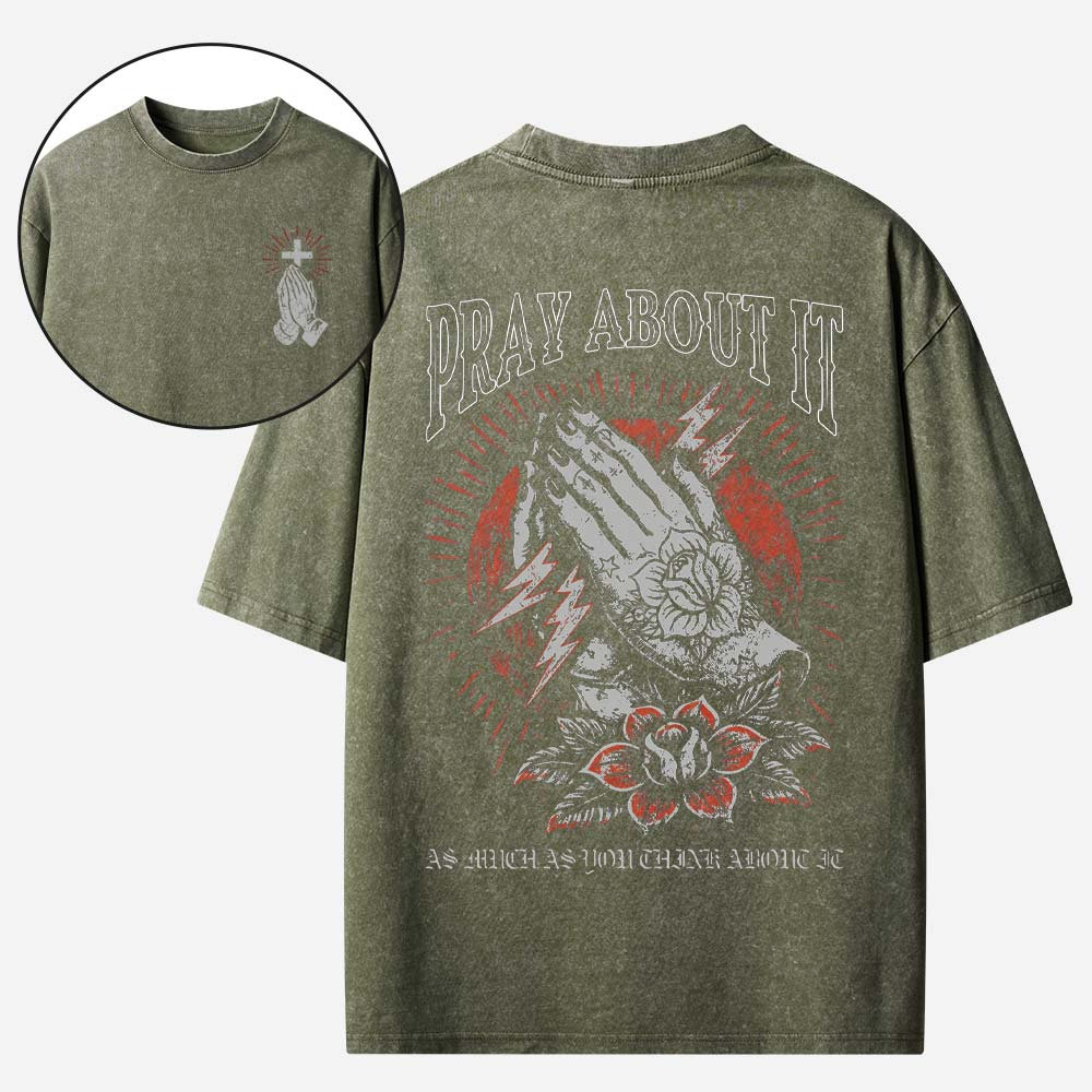 Rose Hands Vintage Washed T-Shirt