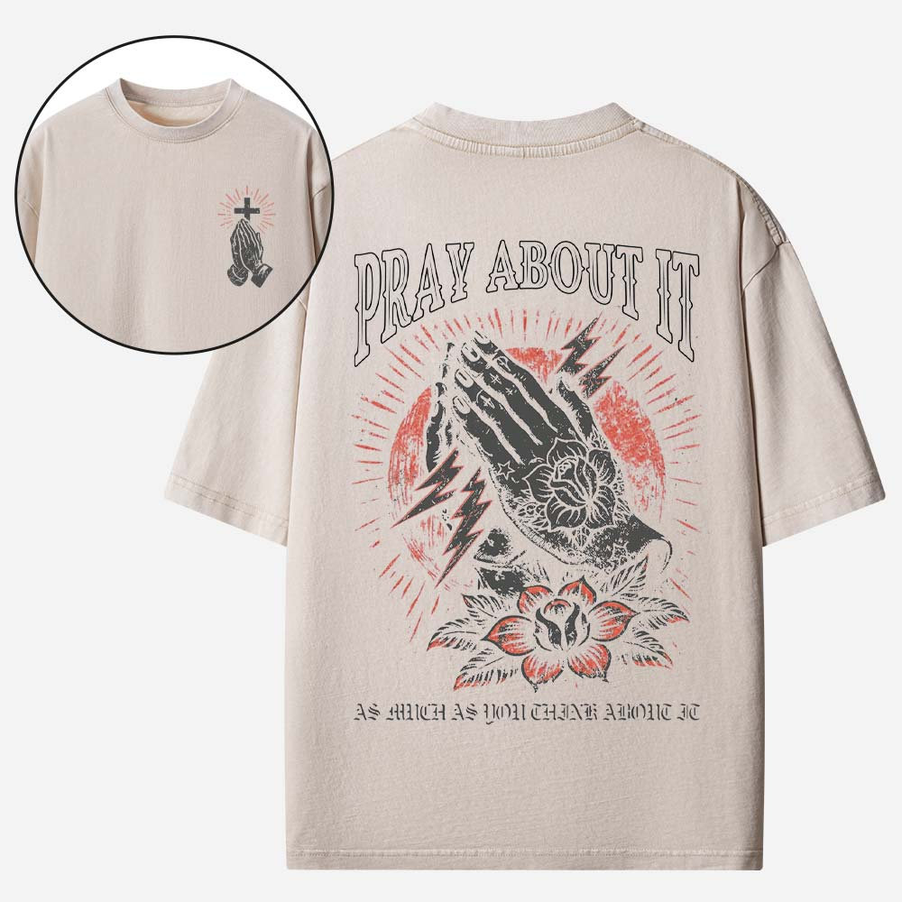 Rose Hands Vintage Washed T-Shirt