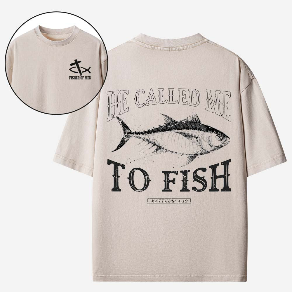 Called to Fish Vintage Washed T-Shirt