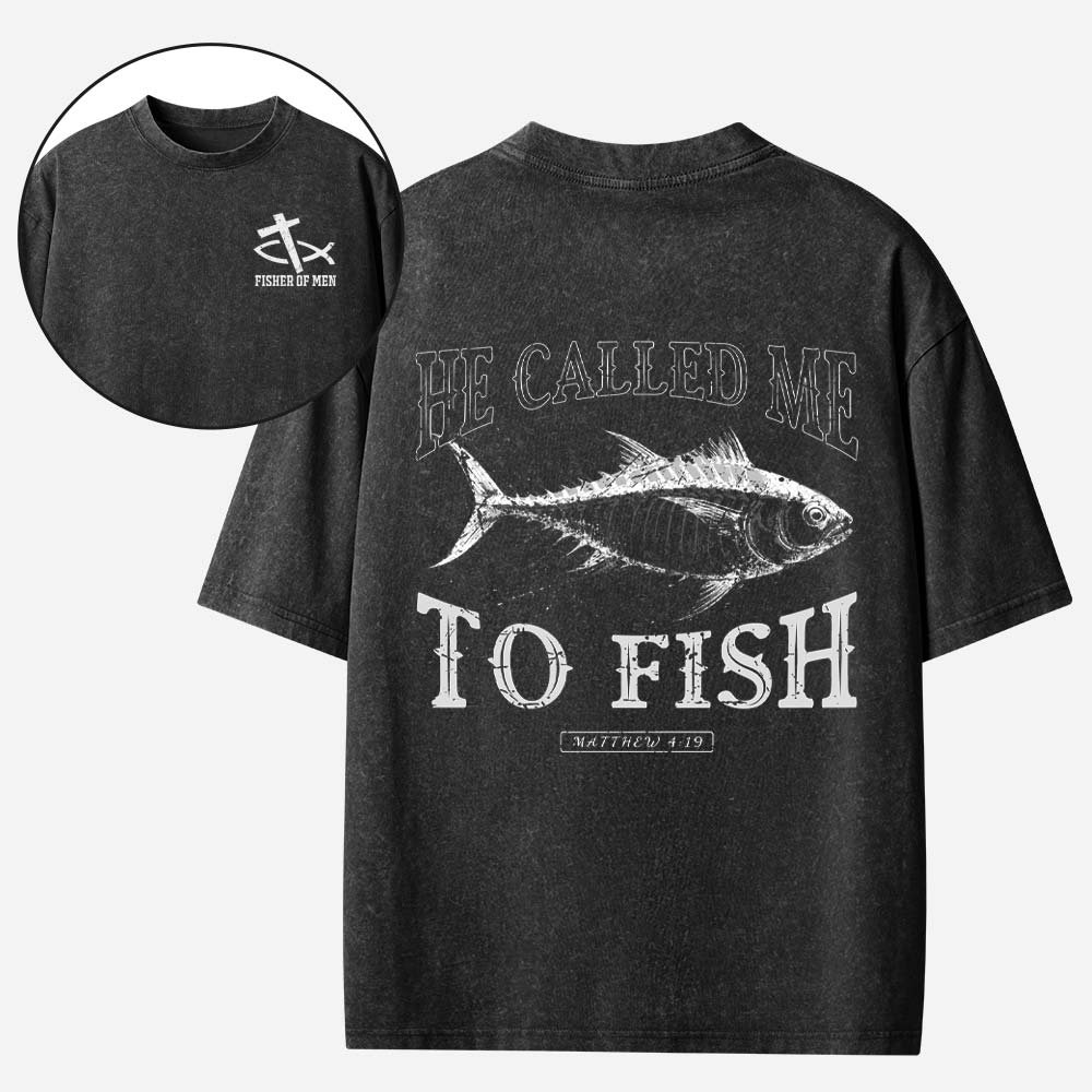 Called to Fish Vintage Washed T-Shirt