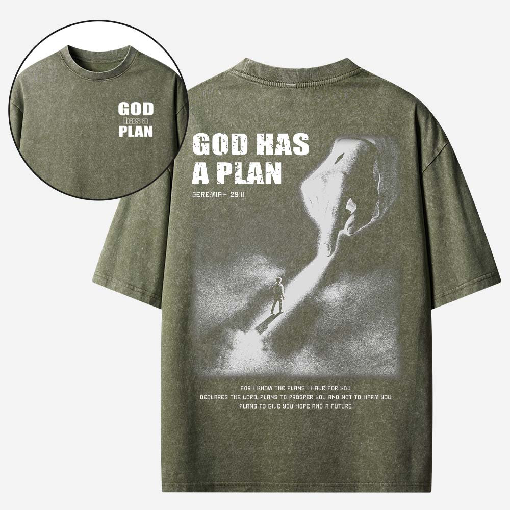 Has A Plan Vintage Washed T-Shirt