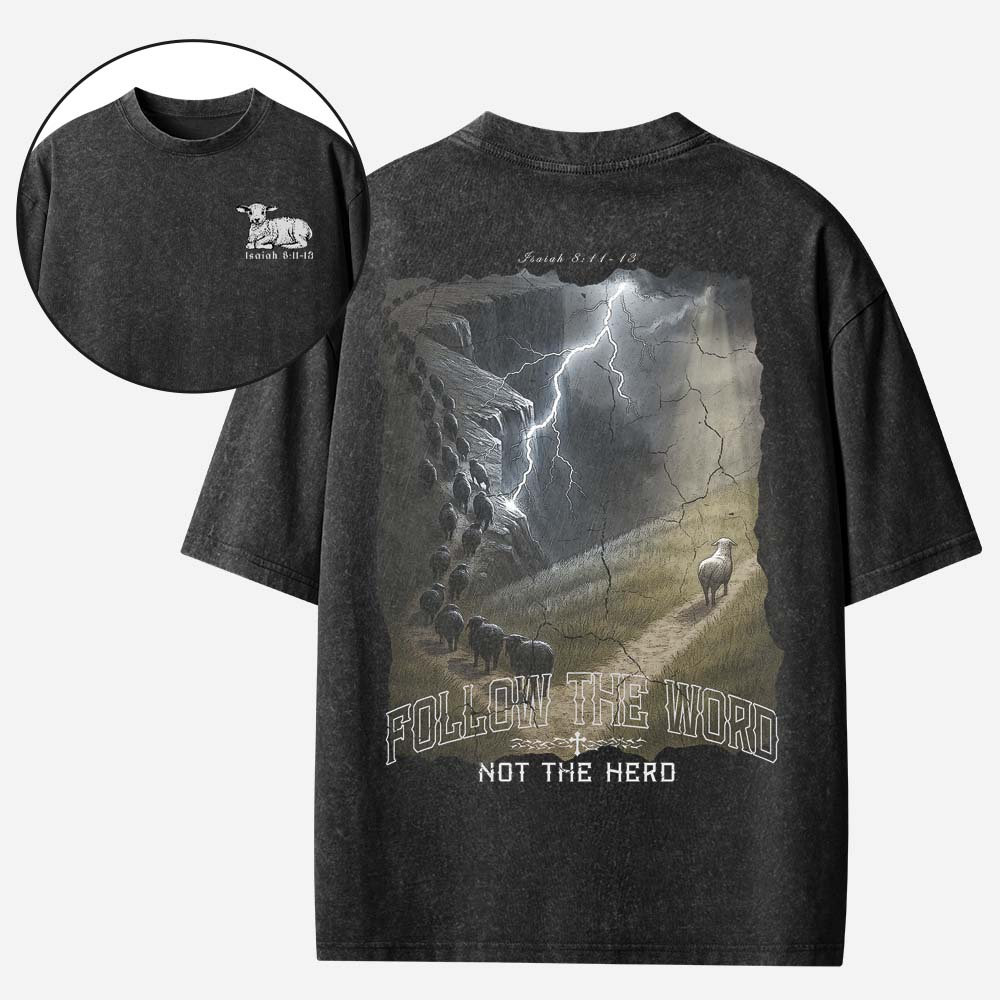 Follow The World Vintage Washed T-Shirt