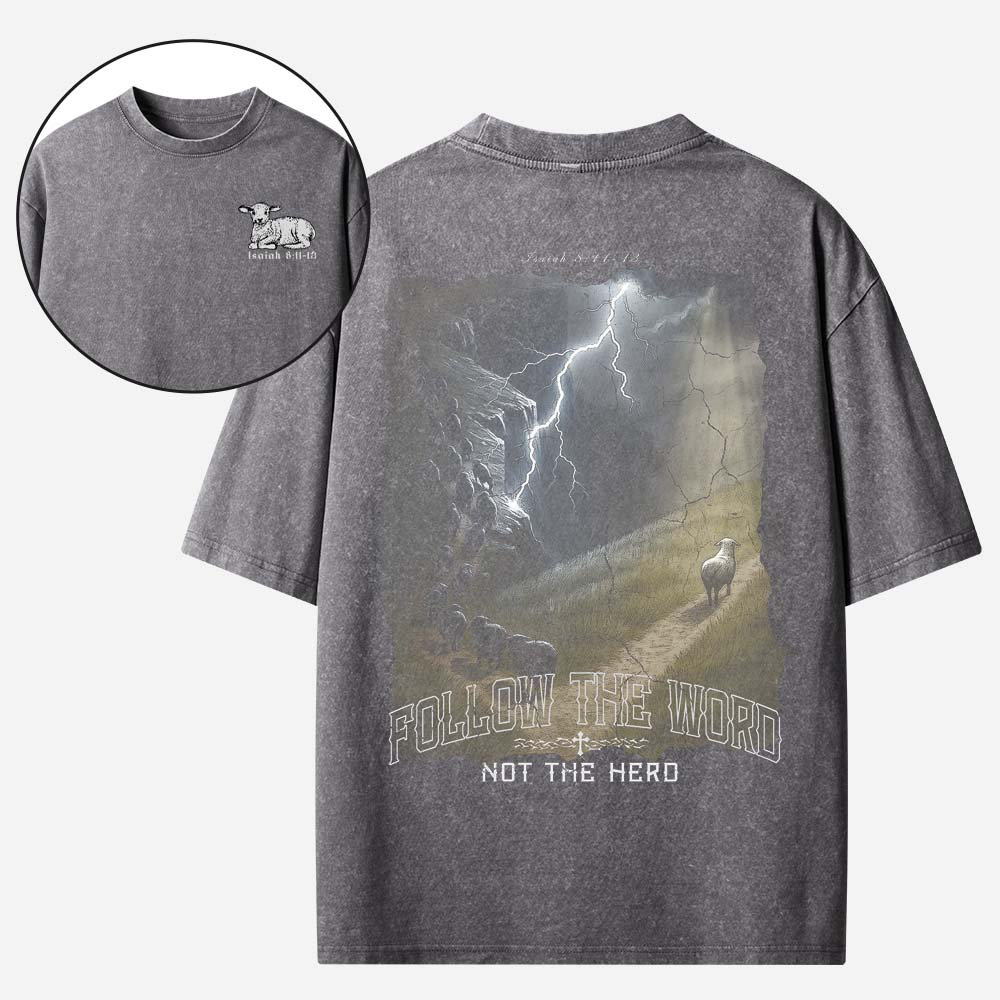 Follow The World Vintage Washed T-Shirt