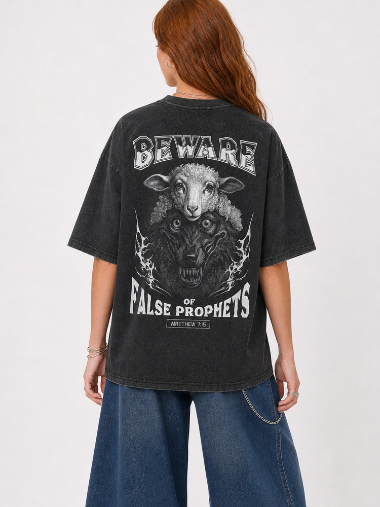 Wolf and Sheep Vintage Washed T-Shirt