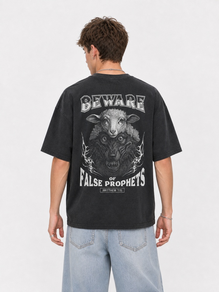 Wolf and Sheep Vintage Washed T-Shirt